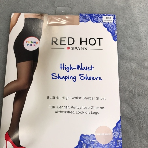 SpanxBoy Shorts and Red Hot  by Spanx Shaping Sheers Size Small New - Picture 7 of 11